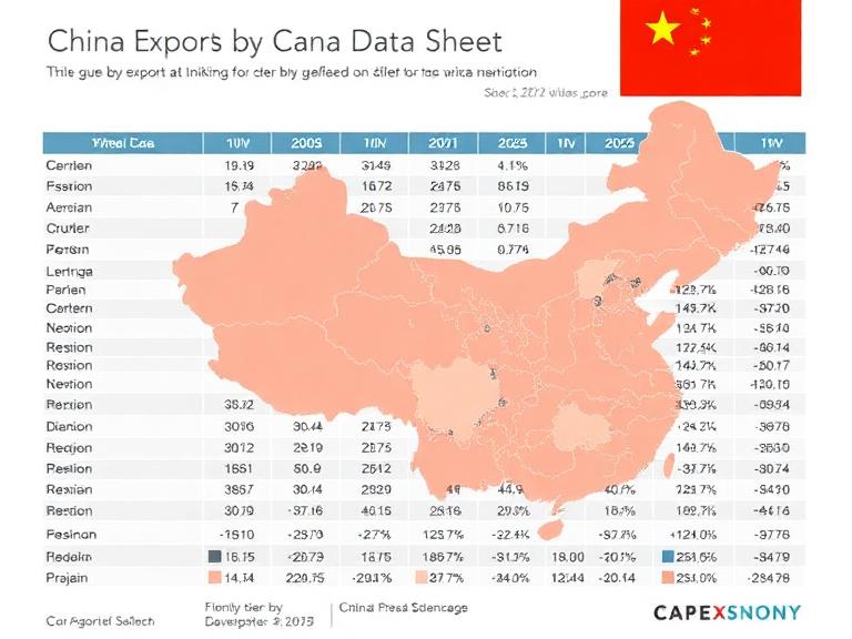 China Exports by Category Data Sheet 2025: Complete Industry Analysis